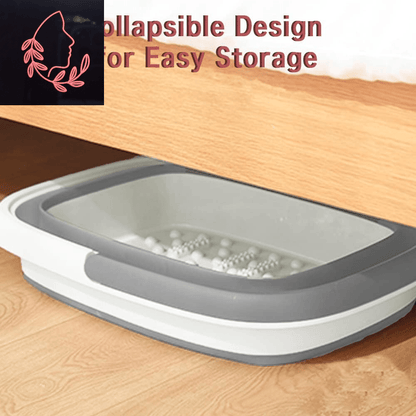 collapsible foot bath basin