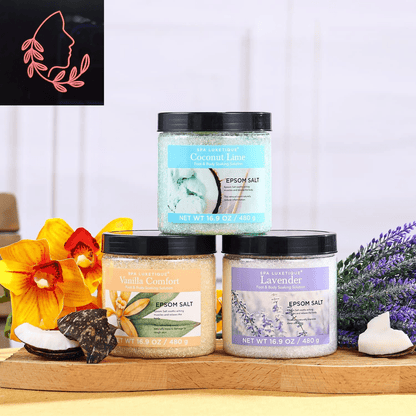 epsom bath salts gift set