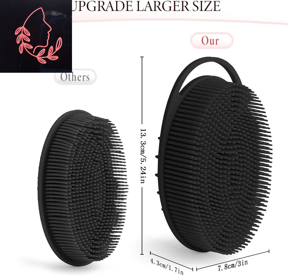 silicone body scrubber