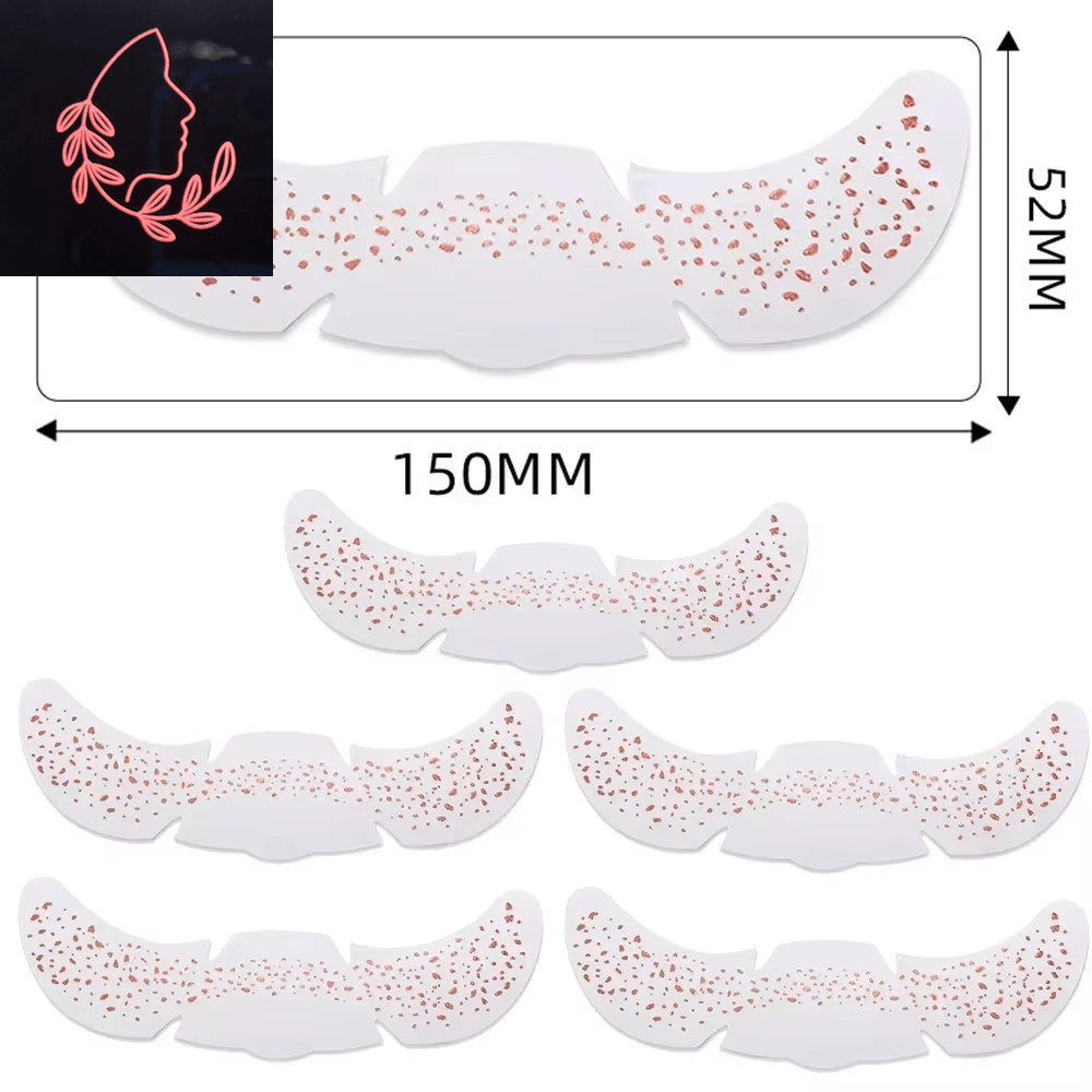 metallic freckle stickers