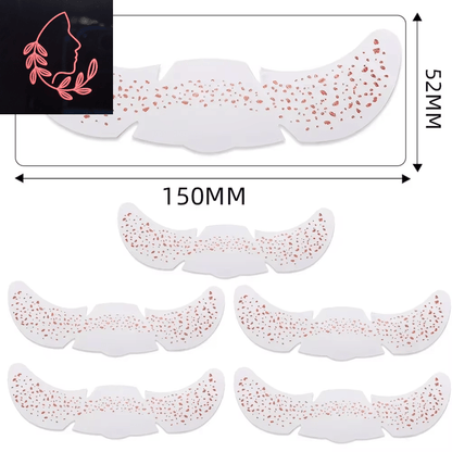metallic freckle stickers