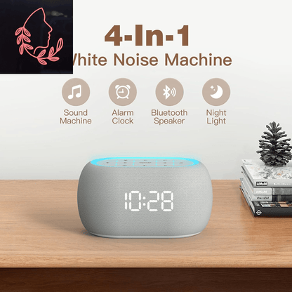 white noise sound machine alarm clock