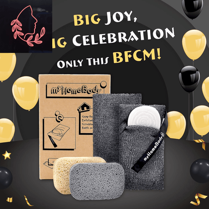 exfoliating soap pouch set