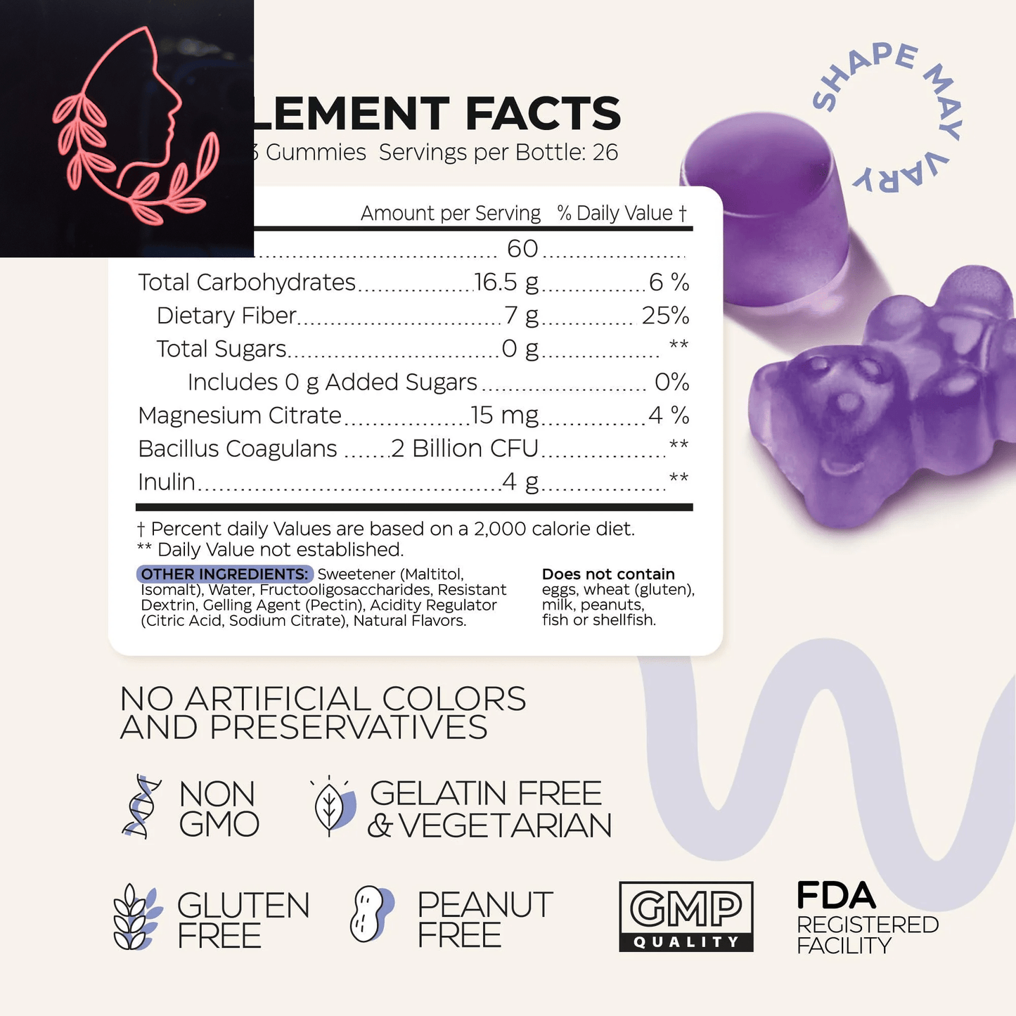 prebiotic fiber gummies for adults