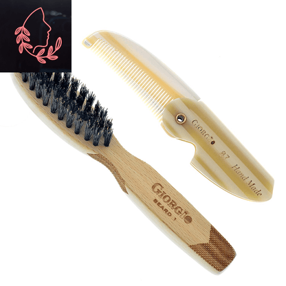 folding beard comb