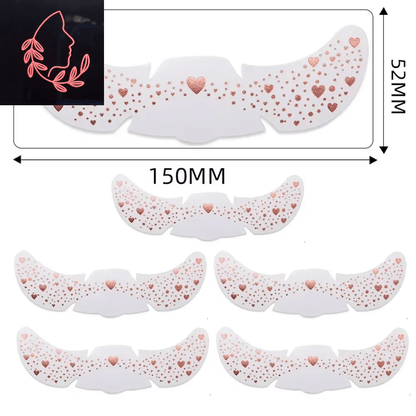 metallic freckle stickers