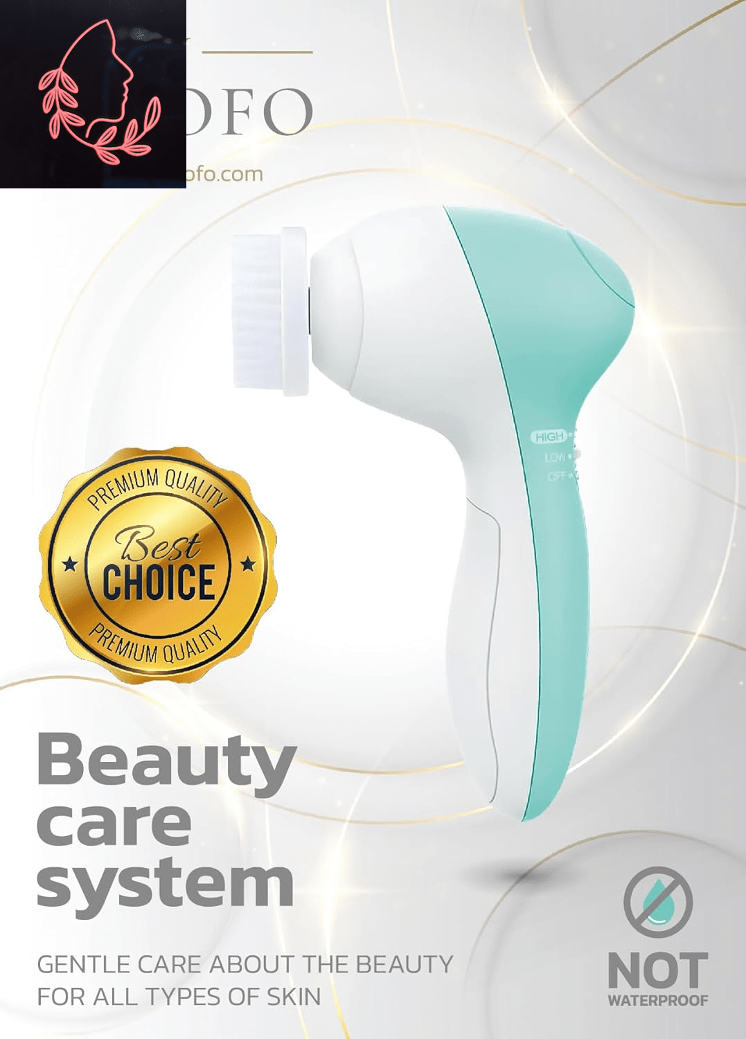electric facial cleansing brush