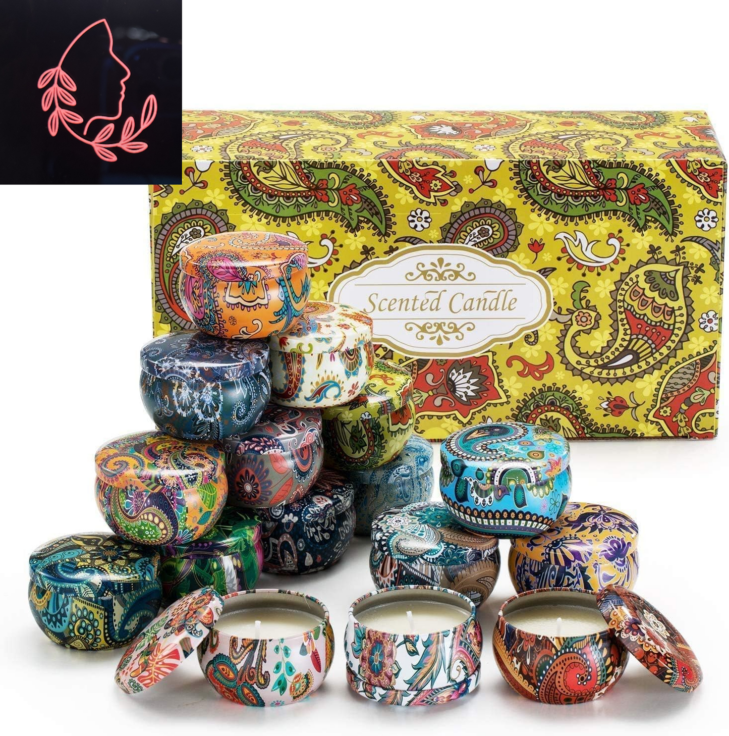 scented candle gift set