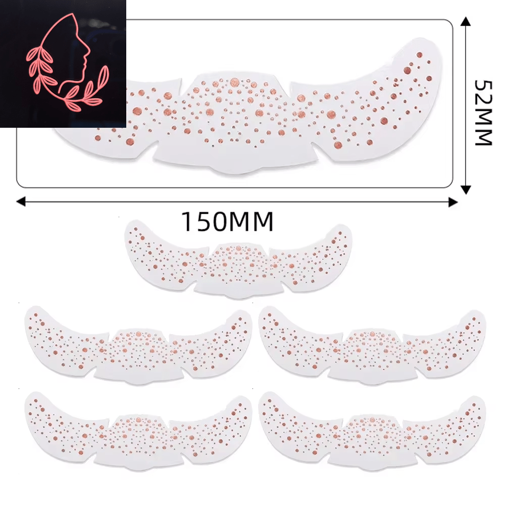 metallic freckle stickers