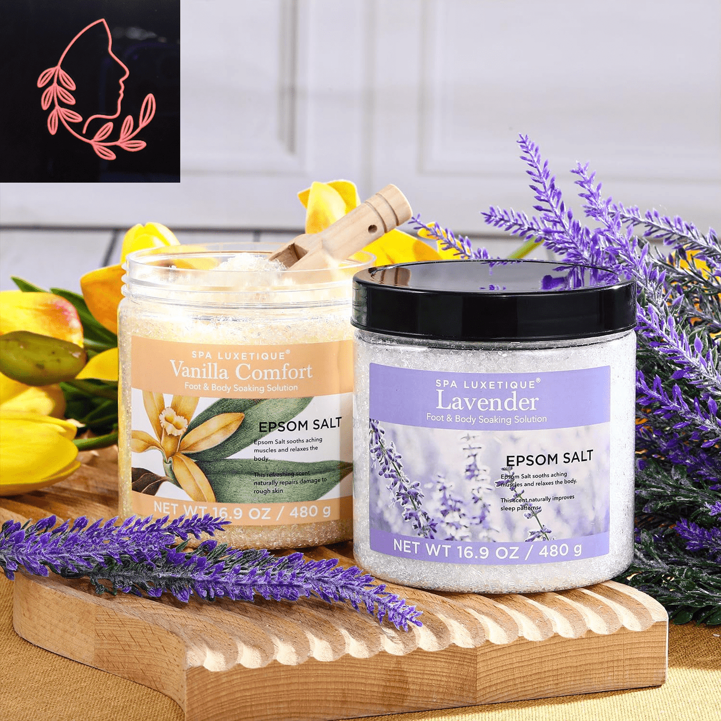 epsom bath salts gift set