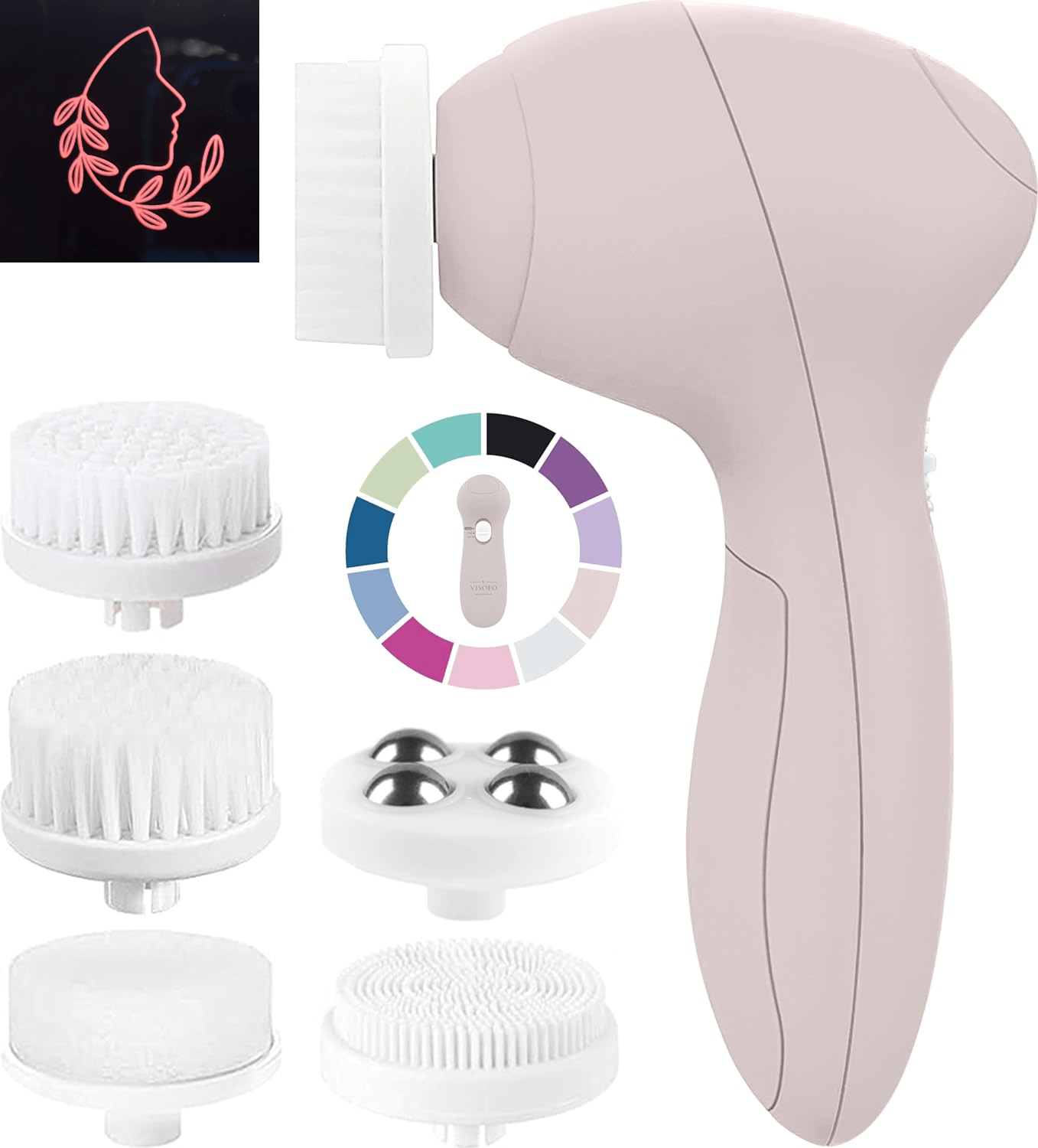 electric facial cleansing brush