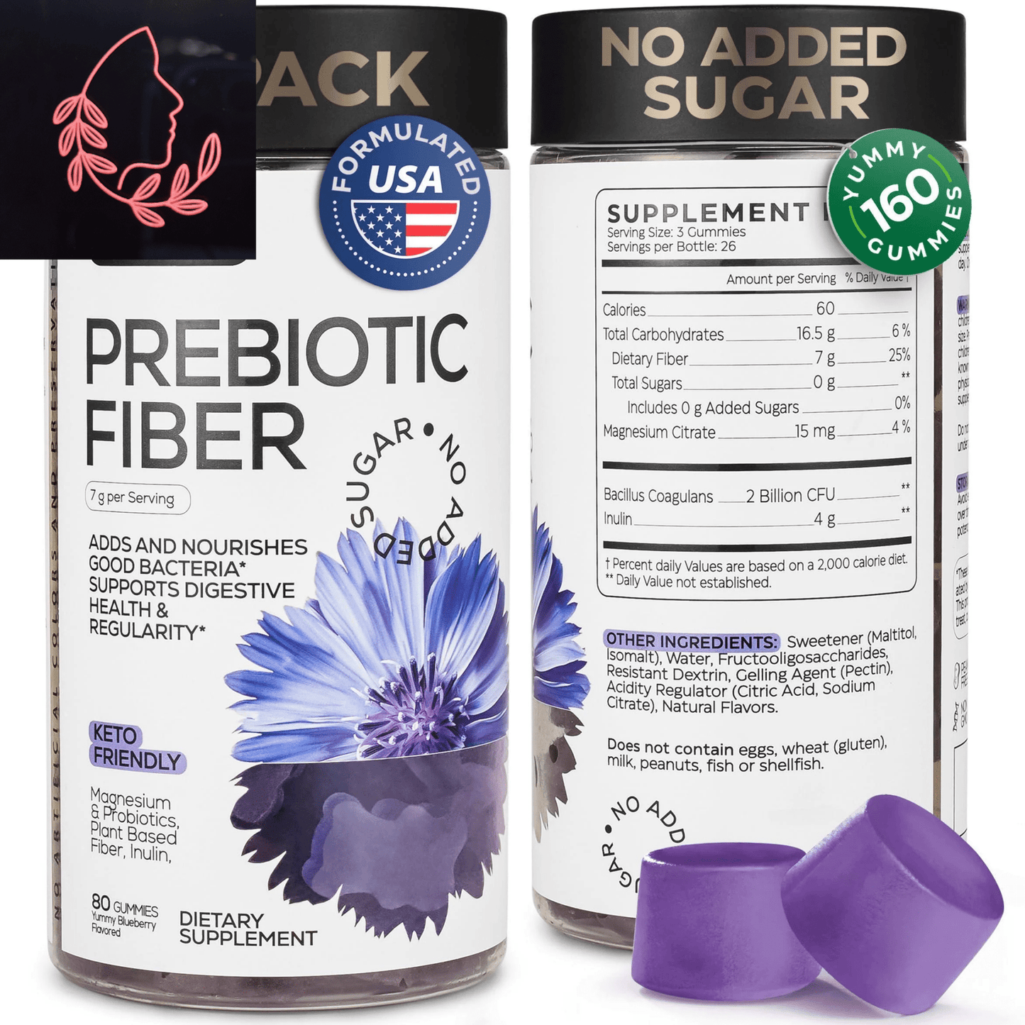 prebiotic fiber gummies for adults