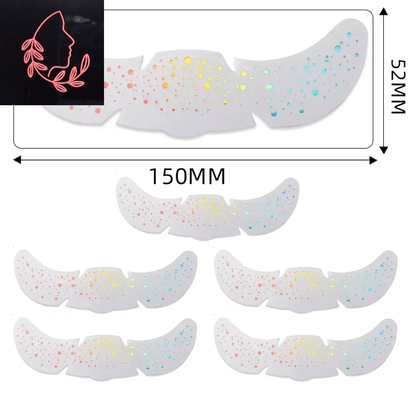 metallic freckle stickers