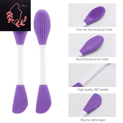 silicone face mask applicator set