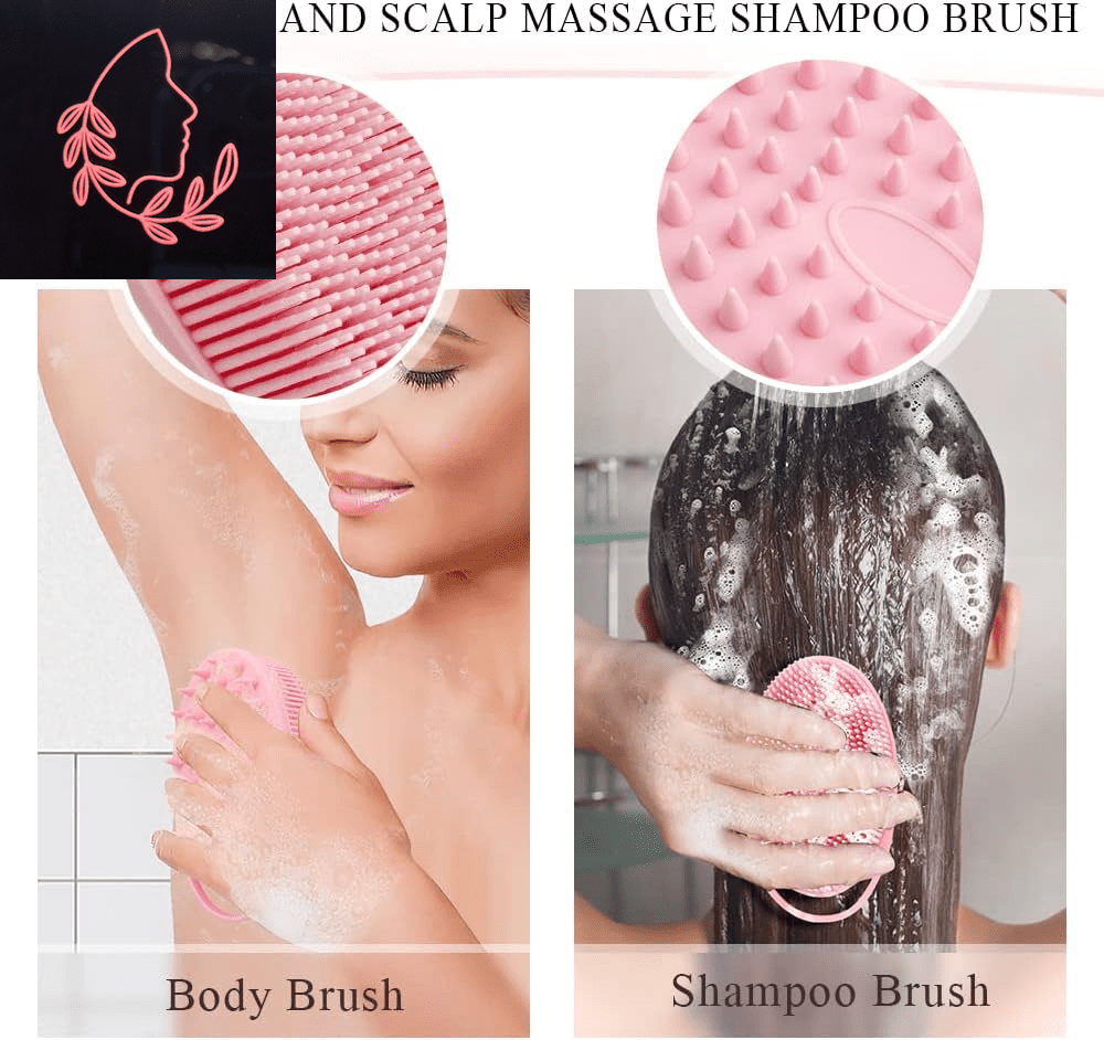 silicone body scrubber