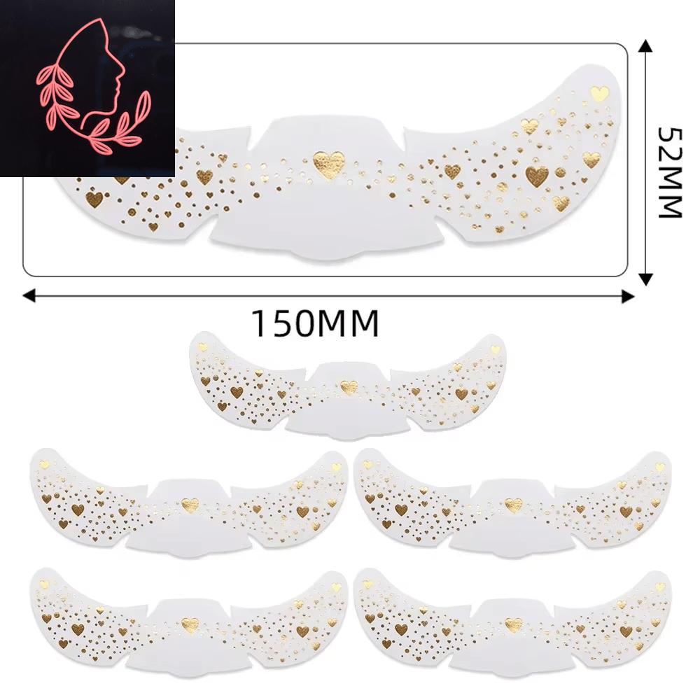 metallic freckle stickers
