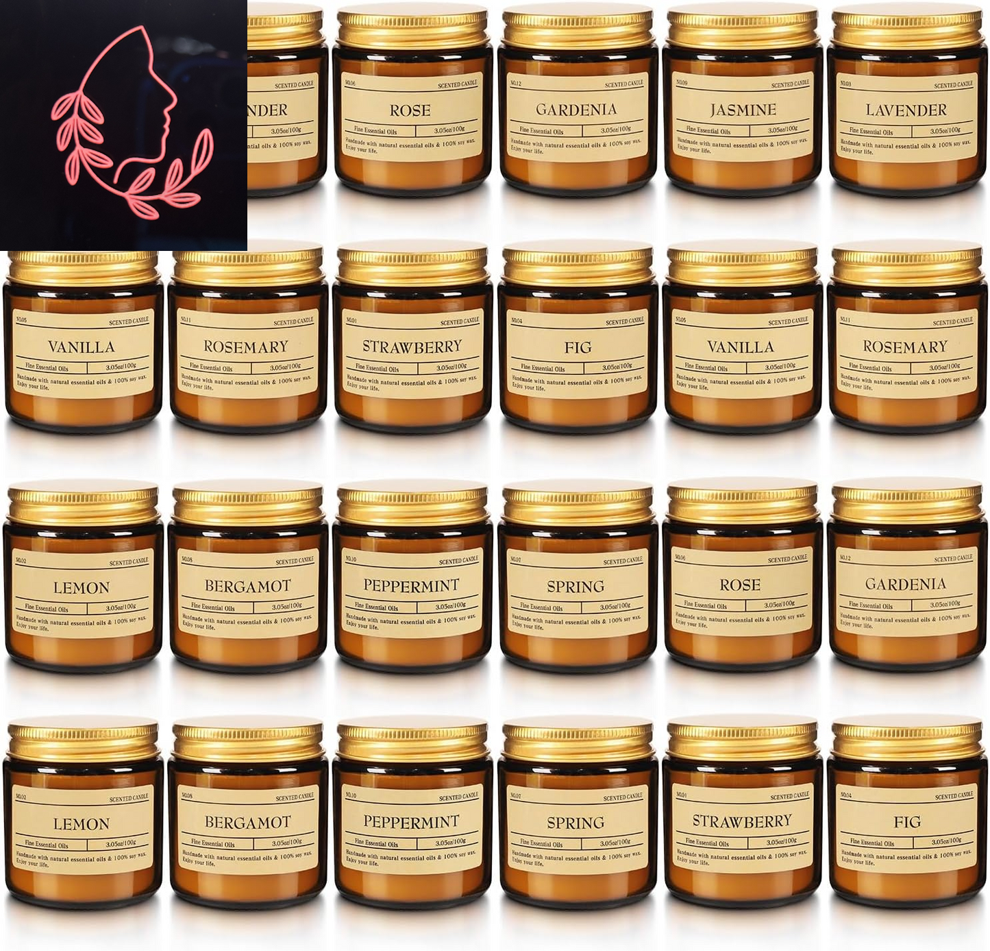 scented candle gift set