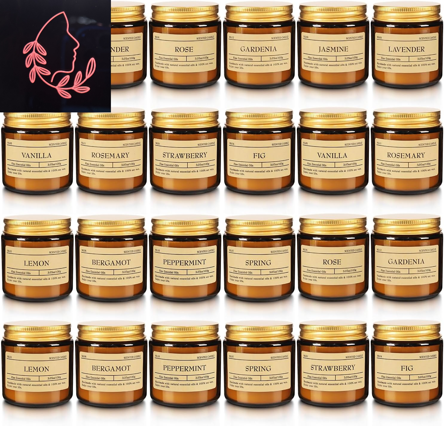 scented candle gift set