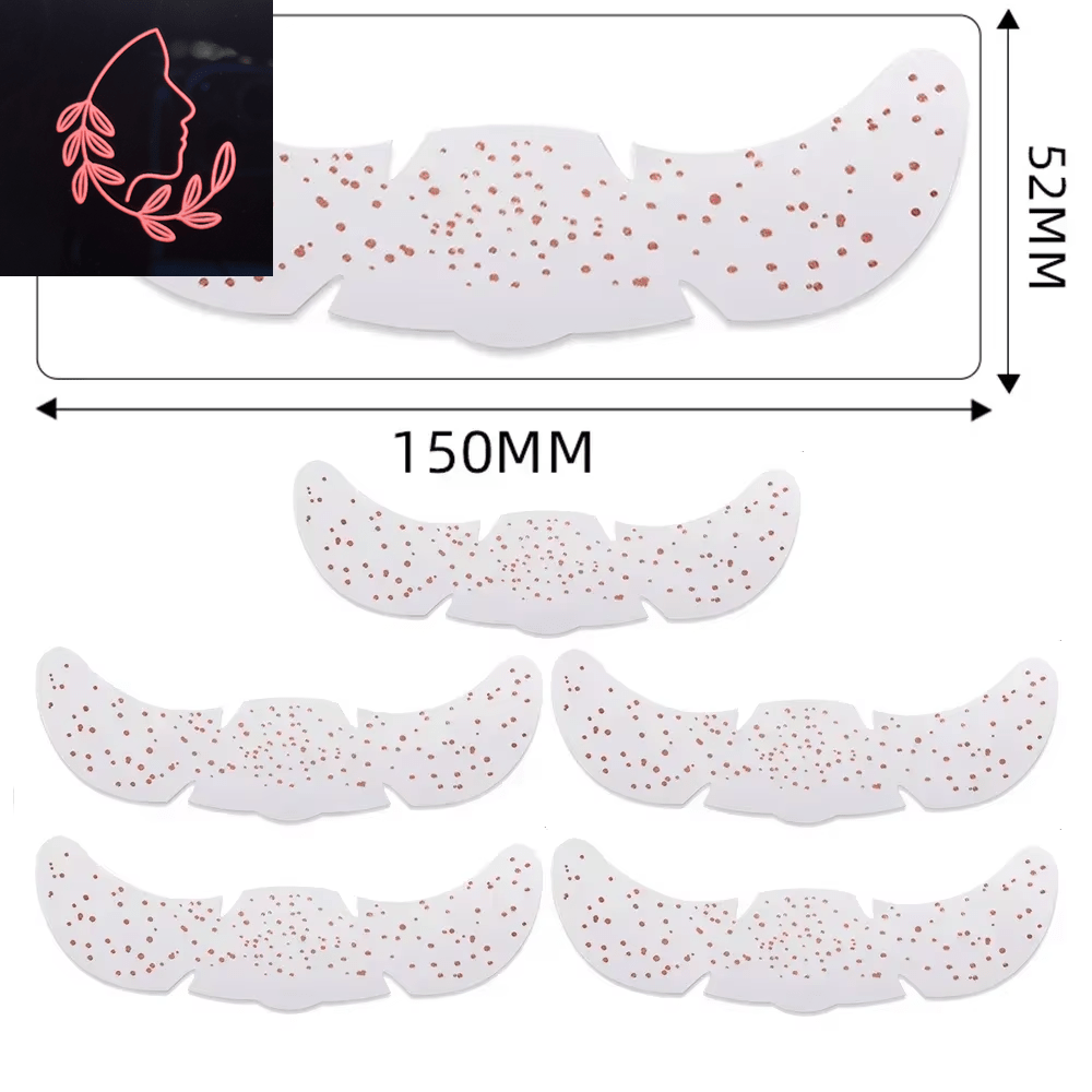 metallic freckle stickers