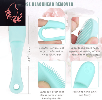 silicone facial cleansing brush set