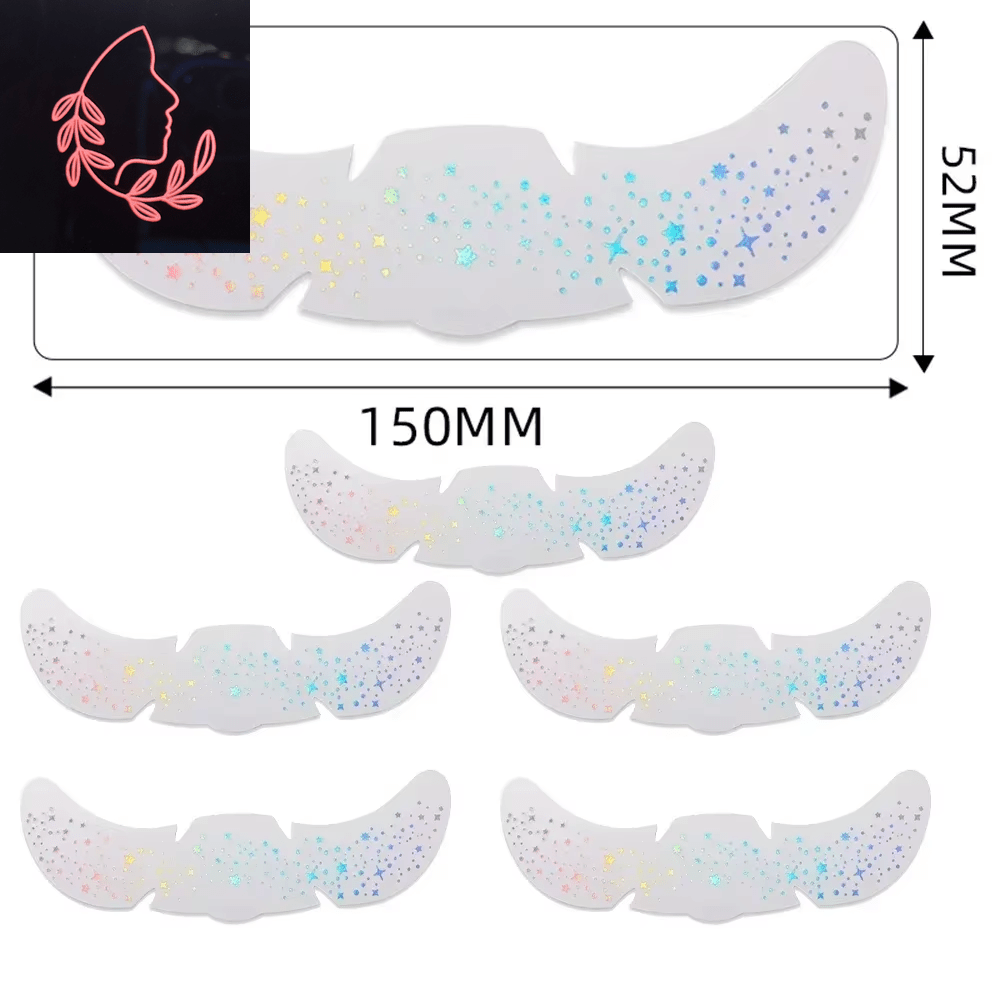 metallic freckle stickers