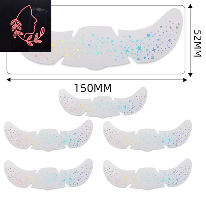 metallic freckle stickers
