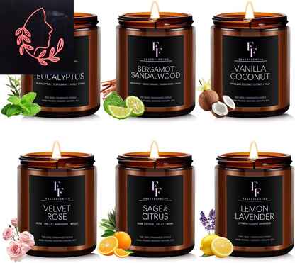 scented soy candle gift set