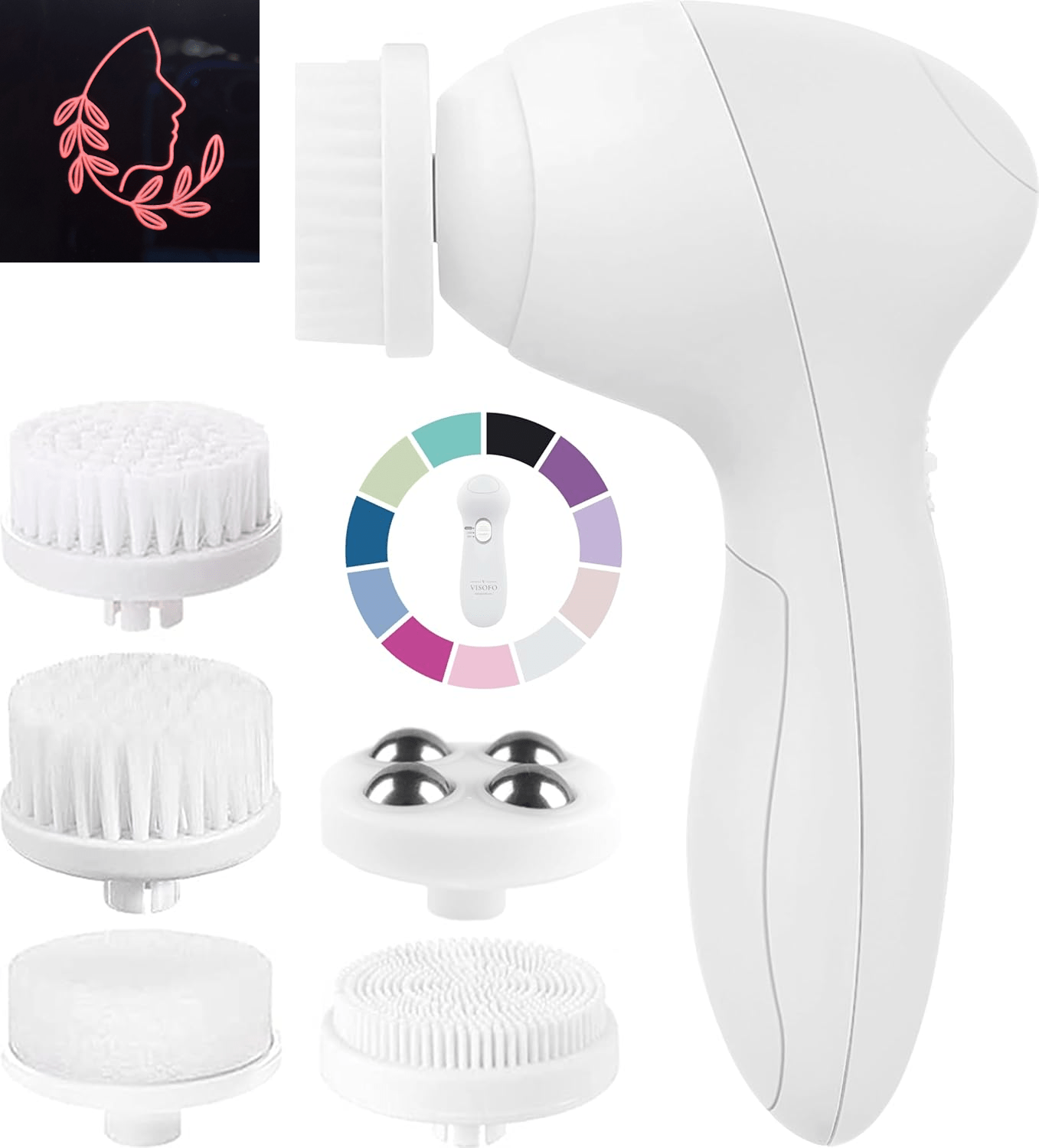 electric facial cleansing brush