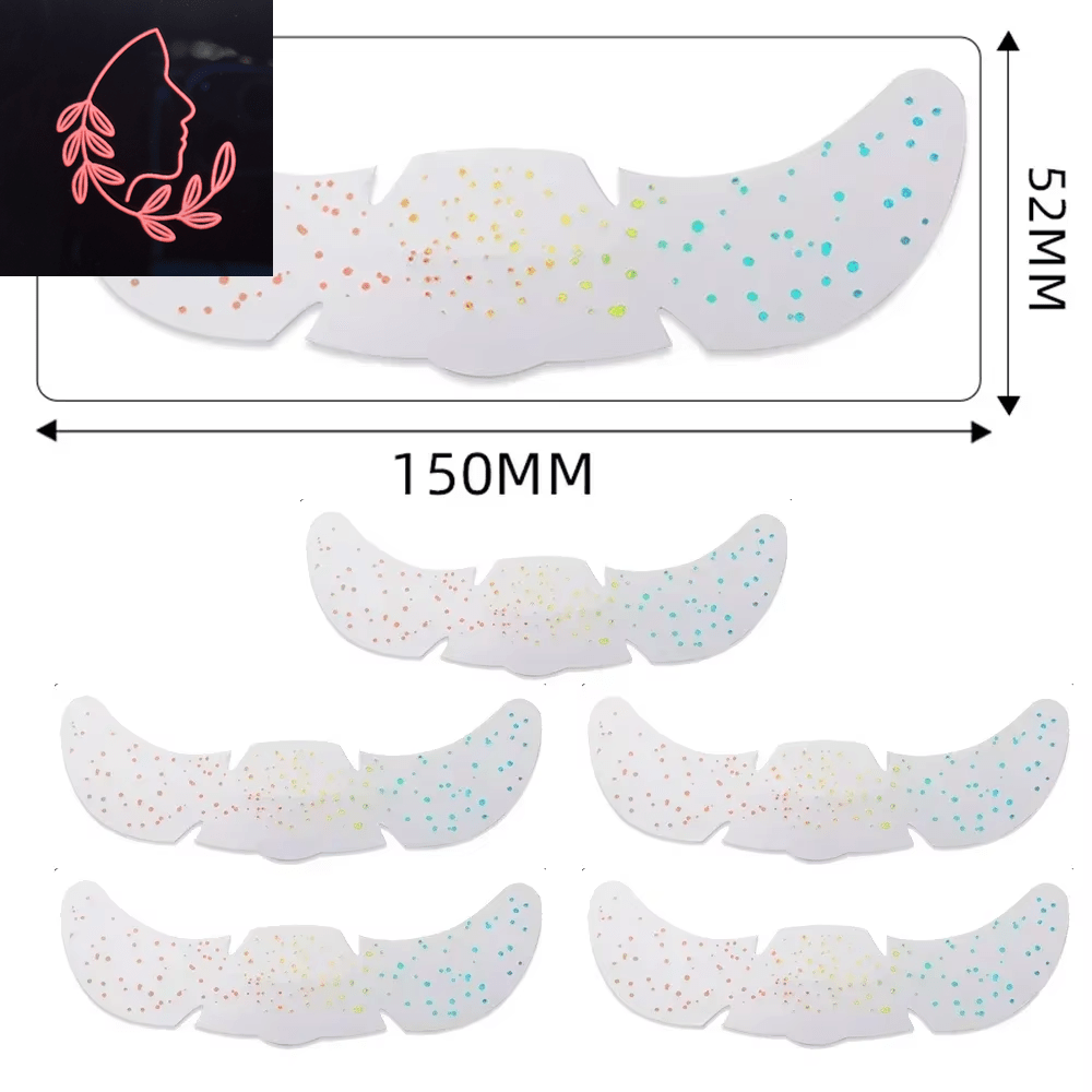 metallic freckle stickers