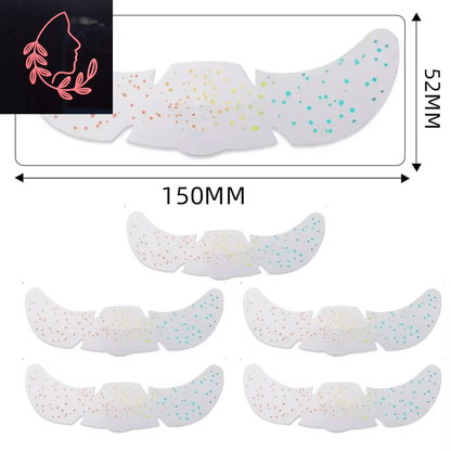 metallic freckle stickers