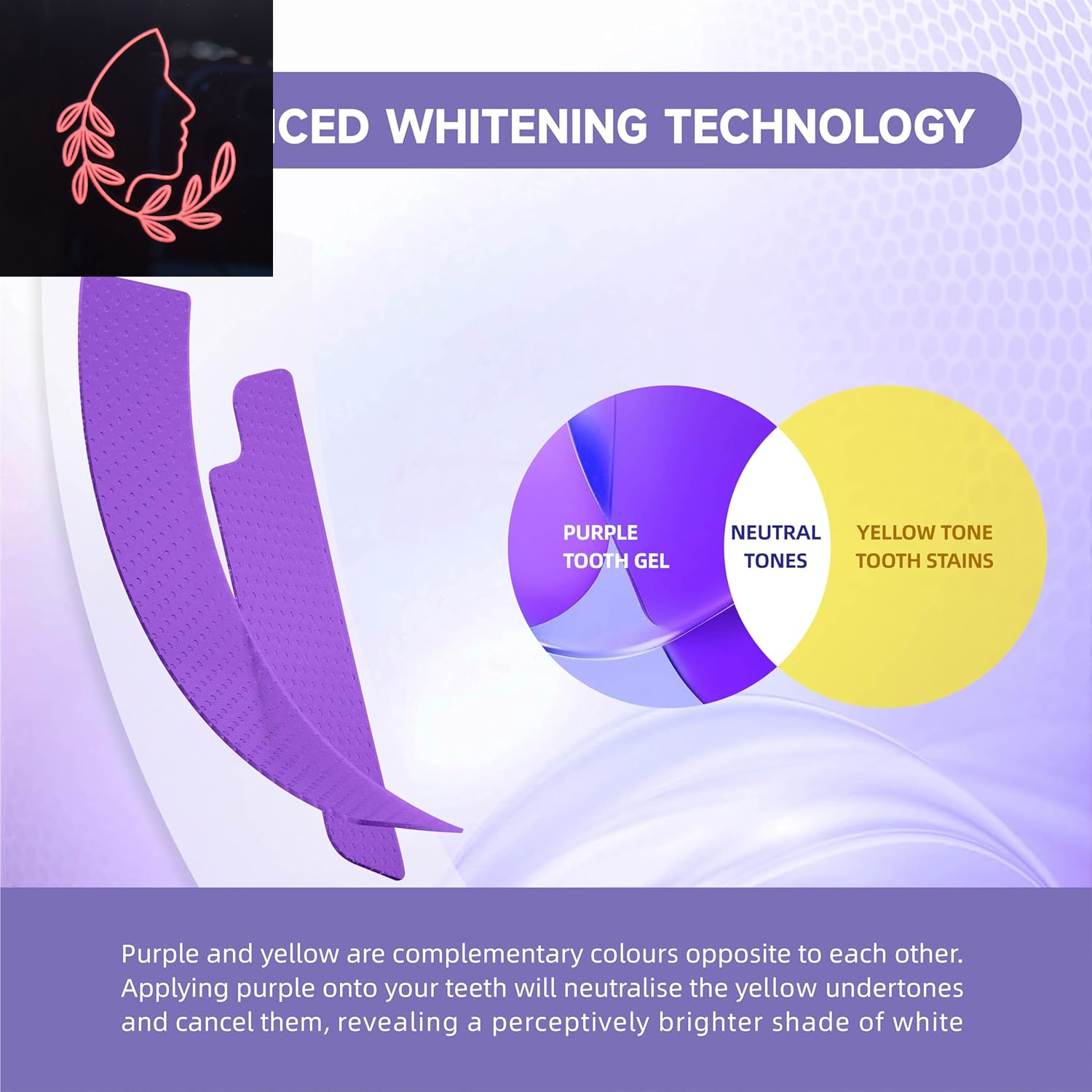 purple teeth whitening strips
