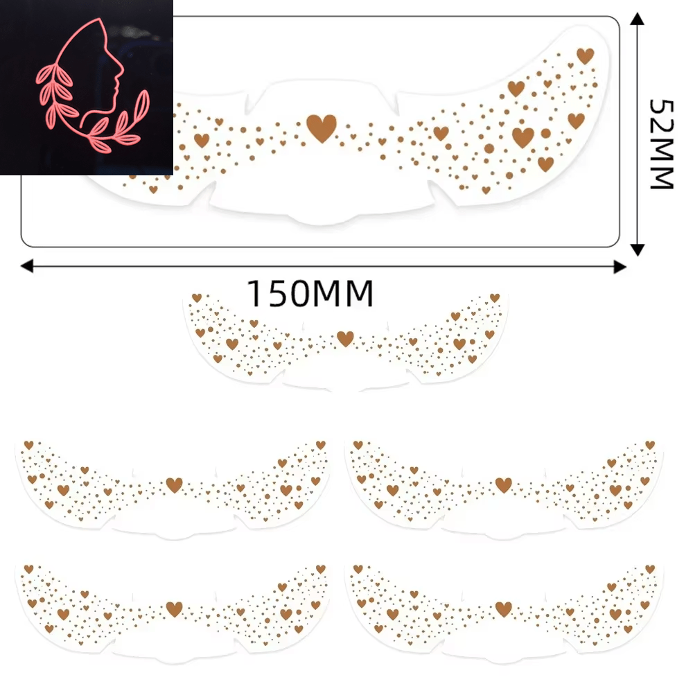 metallic freckle stickers