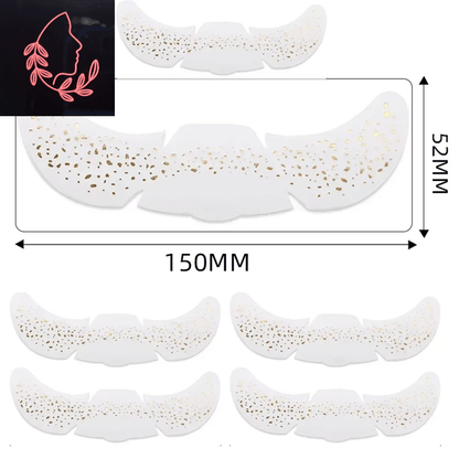 metallic freckle stickers